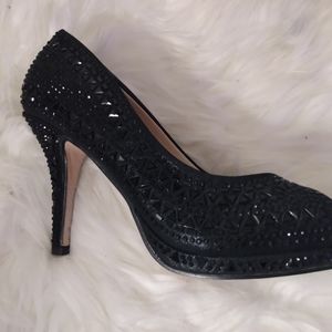 Black. Stone n gem heels